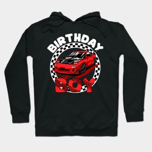 Birthday Boy Race Car Hoodie